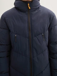 TOM TAILOR Denim Mantel Pufferparka sky captain blue
