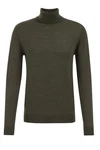 WE Fashion Sweater Dunkelgrün/Khaki