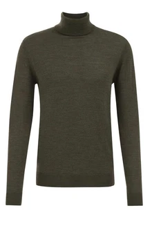WE Fashion Sweater Dunkelgrün/Khaki