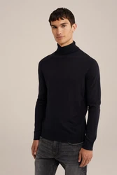 WE Fashion Sweater Schwarz/Dunkelblau