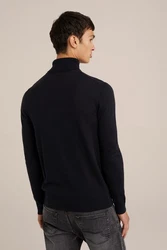WE Fashion Sweater Schwarz/Dunkelblau