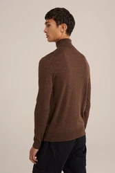 WE Fashion Sweater Braun/Dunkelbraun