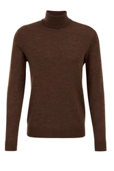 WE Fashion Sweater Braun/Dunkelbraun