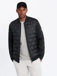 OMBRE Bomberjacke für Männer Schwarz