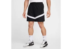 Nike Shorts M NK DF WVN Icon 6IN (Basketballshorts) Schwarz/Weiß