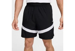 Nike Shorts M NK DF WVN Icon 6IN (Basketballshorts) Schwarz/Weiß
