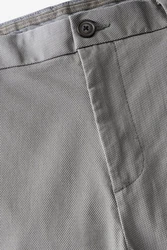 Next Chinohose Straight Fit Stretch-Chinohose Hellgrau/Khaki/Grau