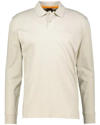 BOSS Poloshirt Herren PE-INTERLOCK Khaki/Beige/Weiß