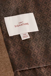 Next Anzugweste Signature Zignone Flanellanzug Braun/Dunkelbraun