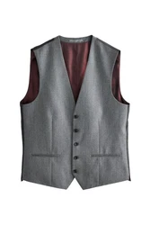 Next Anzugweste Signature Zignone Flanellanzug Grau/Schwarz/Hellgrau/Braun/Dunkelgrau