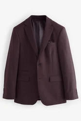 Next Strukturierter Wollsakko Slim Fit 