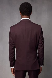 Next Strukturierter Wollsakko Slim Fit 