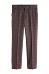 Next Anzughose Tailored Fit Anzughose Braun/Dunkelrot