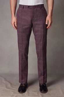 Next Anzughose Karierter Anzug Slim-Fit