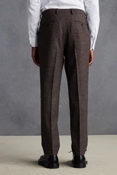 Next Anzughose Signature TG Di Fabio Wollanzug Slim Fit Khaki/Braun/Dunkelbraun/Grau
