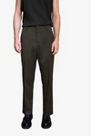 Next Anzughose aus Drillich im Relaxed Fit Khaki/Dunkelgrün