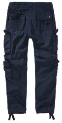 Brandit Cargohose Pure Slim Fit Pants Dunkelblau/Blau