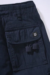 Brandit Cargohose Pure Slim Fit Pants Dunkelblau/Blau