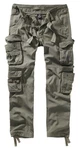 Brandit Cargohose Pure Slim Fit Pants Khaki/Dunkelgrün