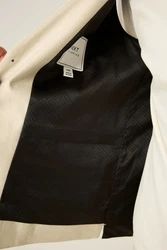 Next Anzugweste Khaki/Beige/Creme