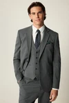 Next Baukastensakko im Slim Fit Hellgrau/Grau/Dunkelgrau