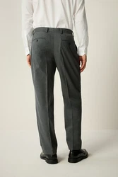 Next Anzughose Flanellanzug Slim-Fit (1) Dunkelgrau/Grau/Hellgrau/Grün