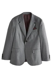 Next Baukastensakko Signature Zignone Flanellanzug Grau/Hellblau/Hellgrau