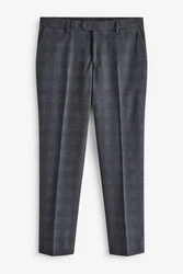Next Anzughose Karierter Anzug im Slim-Fit Dunkelblau/Grau/Dunkelgrau/Blau