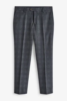 Next Anzughose Karierter Anzug im Slim-Fit