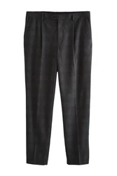 Next Anzughose Karierter Anzug im Slim-Fit Dunkelgrau/Grau/Schwarz