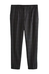 Next Anzughose Karierter Anzug im Slim-Fit Dunkelgrau/Grau/Schwarz