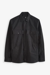 Next Outdoorhemd Hemdjacke mit Reißverschluss Schwarz/Grau/Dunkelgrau