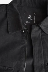 Next Outdoorhemd Hemdjacke mit Reißverschluss Schwarz/Grau/Dunkelgrau