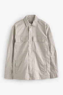 Next Outdoorhemd Hemdjacke mit Reißverschluss