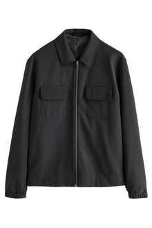 Next Hemdjacke mit Reißverschluss (1-St)