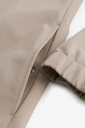 Next Hemdjacke mit Reißverschluss (1-St) Khaki/Beige/Braun