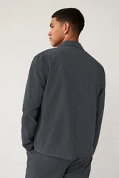 Next Hemdjacke mit Reißverschluss (1-St) Dunkelblau/Dunkelgrau/Grau/Hellgrau/Blau