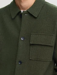 SELECTED HOMME Strickjacke SLHNEALY LS KNIT SHIRT JACKET NOOS 