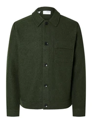 SELECTED HOMME Strickjacke SLHNEALY LS KNIT SHIRT JACKET NOOS 