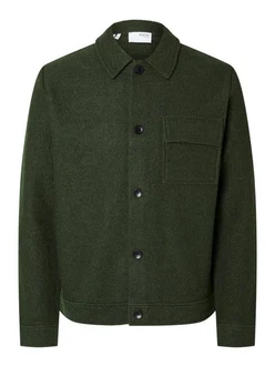 SELECTED HOMME Strickjacke SLHNEALY LS KNIT SHIRT JACKET NOOS