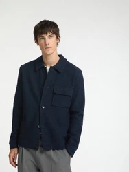 SELECTED HOMME Strickjacke SLHNEALY LS KNIT SHIRT JACKET NOOS 