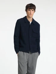 SELECTED HOMME Strickjacke SLHNEALY LS KNIT SHIRT JACKET NOOS 