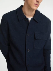 SELECTED HOMME Strickjacke SLHNEALY LS KNIT SHIRT JACKET NOOS 