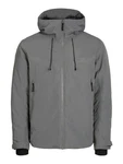 Jack & Jones Outdoorjacke JCOSUMMIT PADDED SHELL JACKET SN Hellgrau/Dunkelgrau/Grau