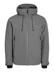 Jack & Jones Outdoorjacke JCOSUMMIT PADDED SHELL JACKET SN Hellgrau/Dunkelgrau/Grau