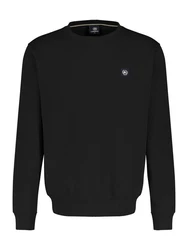 LERROS Sweatshirt Urbaner Sweatshirtstyle Schwarz