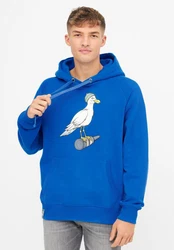 Derbe Sweatshirt Hoodie Sturmmöwe Blau/Hellblau