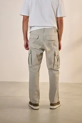Next Cargohose Straight Fit Stretch-Cargohose (2-tlg) 