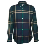 Barbour Langarmhemd Herren Hemd DUNOON TAIL Dunkelgrün
