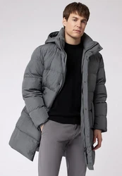 Roy Robson Winterjacke Puffermantel Grau/Hellgrau/Dunkelgrau